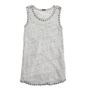 NEW J. Crew Linen studded tank, Medium